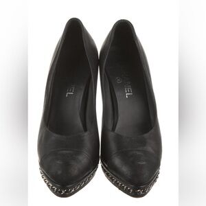 Chanel Interlocking Black Pump